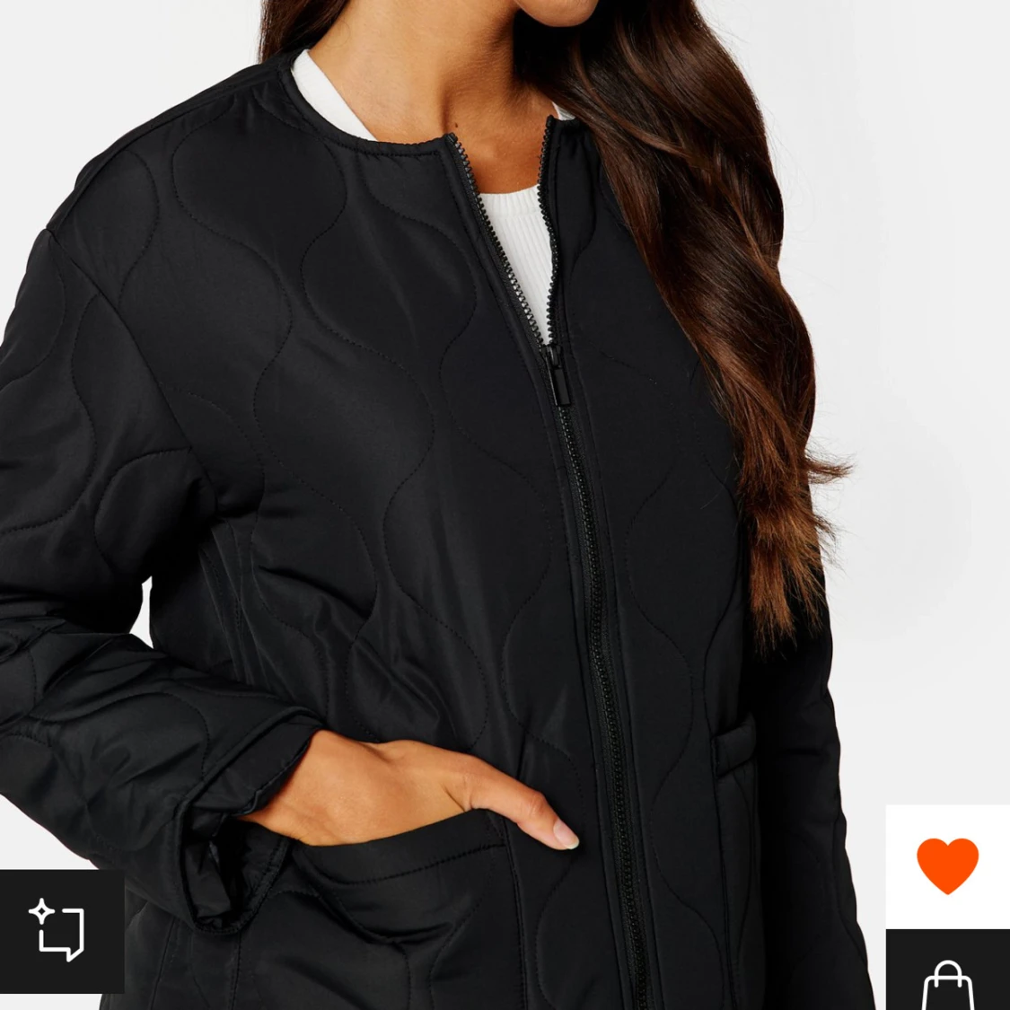 Svart allvädersjacka 