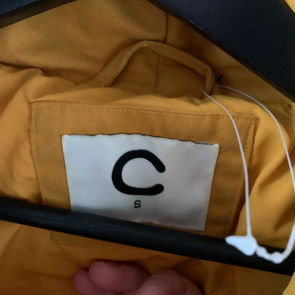 Gul lång vinter jacka från Cubus - 93