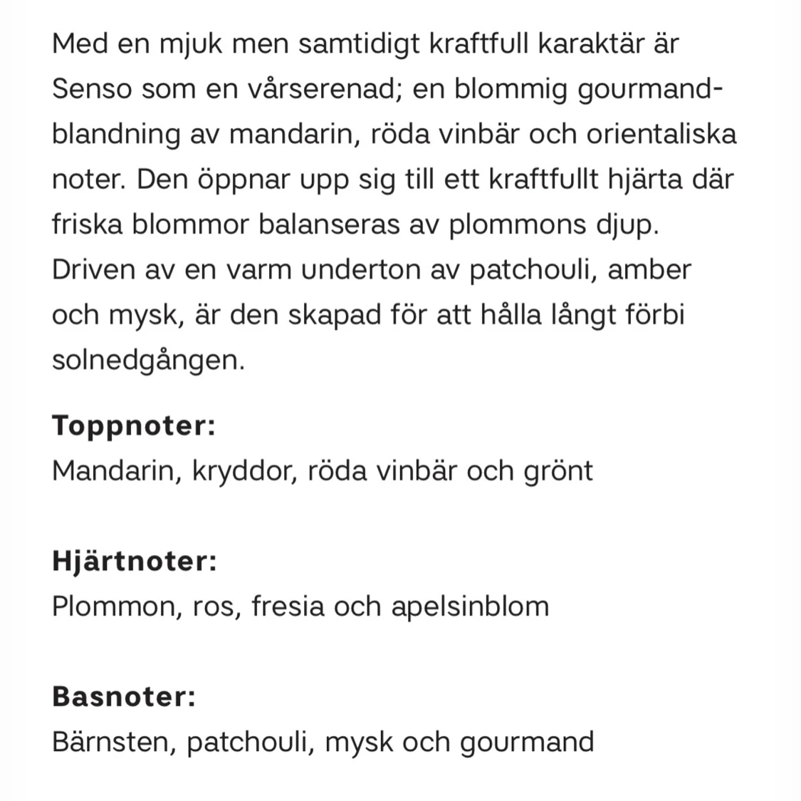 Senso Eau de Parfum från CAIA - 91