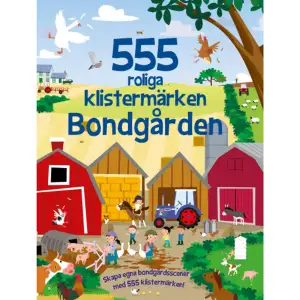 Skapa dina egna bondgårdsbilder med den här roliga klistermärkesboken! Varje uppslag har en ny scen med en mysig, lantlig miljö och en liten faktatext. Från brummande traktorer till busiga griskultingar och hungriga getter - här finns hundratals roliga klistermärken. Fyll på de färgglada miljöerna med märkena och skapa egna konstverk. En perfekt pysselbok för barn som gillar bondgården och dess djur! I samma serie finns även: DinosaurierDjur Fordon Fotboll Hästar och enhörningar Jul Monster Pirater Prinsessor och slott Rymdvarelser Sjöjungfrur Älvor    Format Häftad   Omfång 56 sidor   Språk Svenska   Förlag Lind & Co   Utgivningsdatum 2023-06-15   Medverkande Dan Crisp   Medverkande Maria Ulaner   ISBN 9789180530316  