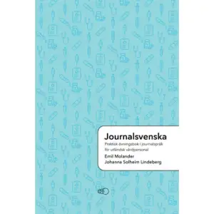 Ett praktiskt och verklighetsnära läromedel i medicinsk svenska för utländsk vårdpersonal Journalsvenska är ett läromedel i sjukvårdssvenska på nivå B2 enligt Europarådets nivåskala CEFR. Boken lämpar sig för undervisning i grupp eller självstudier och ger deltagaren en stor bredd av språkliga verktyg för att tolka, skriva och diktera medicinska journaler enligt svensk praxis. • Typiska språkliga drag i journalspråket, så kallad telegramstil. • Grammatiska förklaringar och språkövningar på svårare konstruktioner som är vanliga i journaler, såsom substantivering, perfekt particip och prepositionsuttryck. • Förklaringar och övningar på viktiga betydelseavgörande tempus-former och tidsprepositioner. • Uttalstips och övningar inför dikterandet. • Dikteringstips från medicinska sekreterare. • Hörförståelse och diktamen av fingerade journalanteckningar. • Vanliga förkortningar i svenska journaler. Läroboken är ett resultat av författarnas mångåriga undervisning av såväl utländsk vårdpersonal som medicinska sekreterare. Grundtanken är att avancerade kurser i yrkessvenska bör innehålla ett brett ordförråd med anpassad terminologi, men även ett stort antal exempel på hur man kan uttrycka sig i journaltext som ska läsas av både vårdkollegor och patienter. Journalsvenska är den andra delen i en serie av tre läroböcker i sjukvårdssvenska på en högre språknivå. Sedan tidigare finns Läkarsvenska i handeln, och den tredje delen heter Patientsvenska. Emil Molander är legitimerad lärare och universitetsadjunkt i svenska som andraspråk. Han har undervisat utländsk vårdpersonal i svenska sedan drygt tio år tillbaka. Emil har tidigare skrivit böckerna Läkarsvenska, Kroppen på svenska samt bokserien Yrkessvenska inför praktiken. Johanna Solheim Lindeberg är utbildningsledare för Campus Nyköpings utbildning till medicinsk sekreterare. Hon har en magisterexamen i biomedicin och den gemensamma nämnaren för hennes yrkesliv är vårdrelaterad utbildning och kommunikation.    Format Häftad   Omfång 122 sidor   Språk Svenska   Förlag LYS   Utgivningsdatum 2020-04-27   Medverkande Johanna Solheim Lindeberg   ISBN 9789198538984  