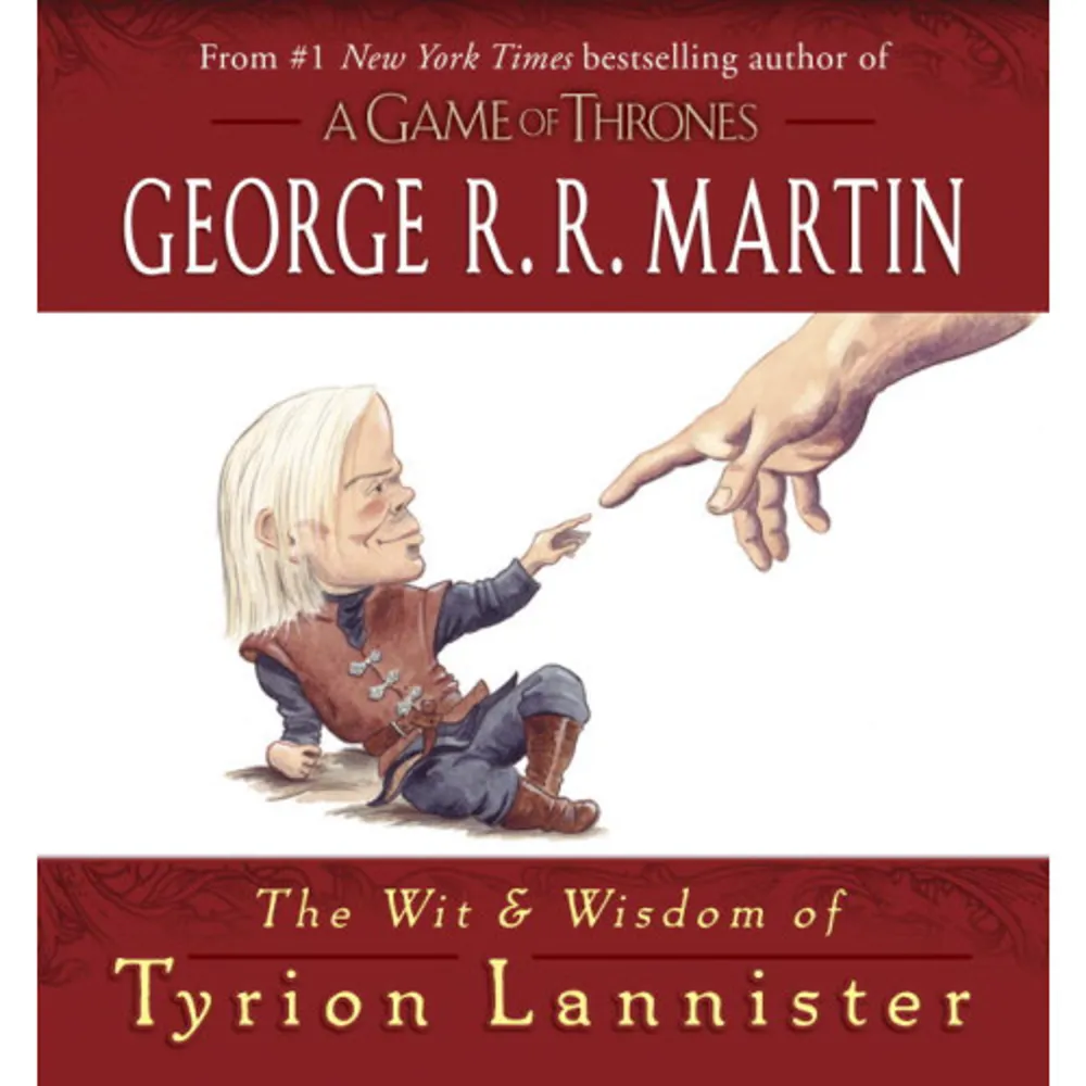 The perfect gift for fans of George R. R. Martins A Song of Ice and Fire novels and HBOs Game of Thrones: a collection of wicked one-liners from the incomparable Imp of Casterly Rock, fully illustrated by Jonty Clark!  My mind is my weapon. My brother has his sword, King Robert has his warhammer, and I have my mind . . . and a mind needs books as a sword needs a whetstone if it is to keep its edge.  The jealous masses of the Seven Kingdoms may call him Halfman, but none have ever accused Tyrion Lannister of being a halfwit. His golden tongue has saved his skin slightly more often than it has landed him in mortal peril. Now, this special illustrated volume preserves his most essential knowledge for future generations, featuring time-tested guidance on such varied subjects as . . .  The art of persuasion  The best lies are seasoned with a bit of truth. Fine dining A little honest loathing can be refreshing, like a tart wine after too much sweet.  The fair sex The young ones smell much better, but the old ones know more tricks.  Royal politics Crowns do queer things to the heads beneath them.  Common ailments A sword through the bowels. A sure cure for constipation.    Format Inbunden   Omfång 192 sidor   Språk Engelska   Förlag Random House USA   Utgivningsdatum 2013-10-29   Medverkande George R.R. Martin   ISBN 9780345539120  . Böcker.