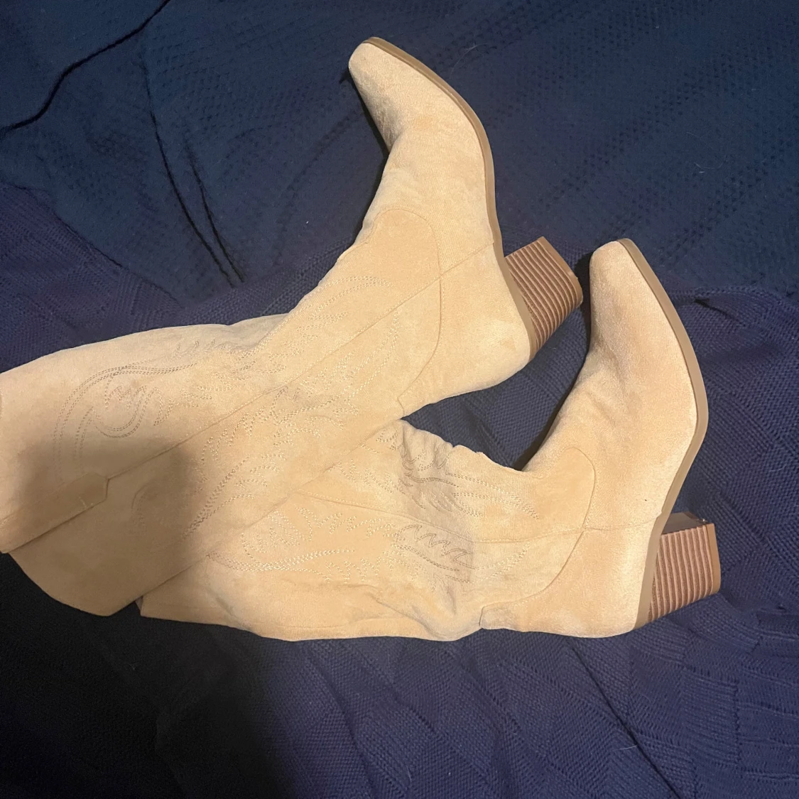 Beige boots i mocka - 90