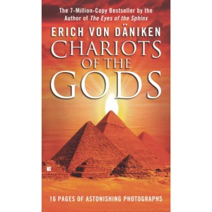 Chariots of the Gods (pocket, eng) - The author attempts to explain such perplexing archaeological discoveries as the stone figures on Easter Island and various temple and cave drawings.     Format Pocket   Omfång 192 sidor   Språk Engelska   Förlag Berkley Books   Utgivningsdatum 1984-06-15   ISBN 9780425074817  