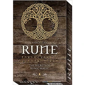 Rune Kit (new edition) - The new, revised version of Bianca Luna's bestselling Rune kit, with art by Paola Tartara. This edition includes a velvet-like pouch containing a set of 25 wooden runes, and an illustrated book filled with valuable information that will teach you to understand and master the ancient northern secrets of runic magic. 25 wooden runes, velvet pouch &amp; 176pp guidebook. 