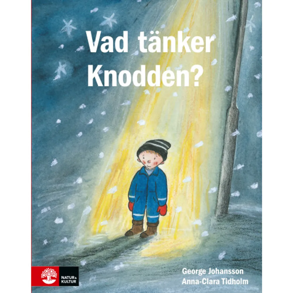 Knodden är 5 år, 3 månader och 23 dagar gammal. Han står och väntar på morfar. Det snöar. Det snöar på Knodden, det snöar på marken, det snöar på vägen, det snöar på morfars vinterbil. Det snöar på hela världen. Vad tänker Knodden? Filosofiskt finstämd berättelse av författaren och journalisten George Johansson vackert illustrerad av Anna Clara Tidholm.    Format Inbunden   Språk Svenska   Utgivningsdatum 2020-11-06   Medverkande Anna-Clara Tidholm   Medverkande Anna-Clara Tidholm   ISBN 9789127166790  . Böcker.