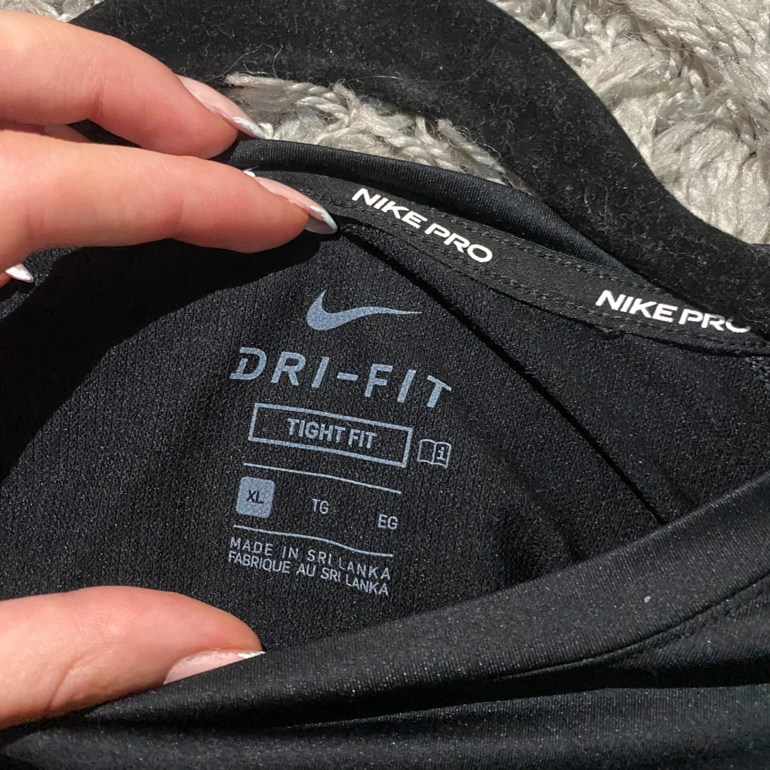 Svart Nike Pro Dri-Fit T-shirt - 90