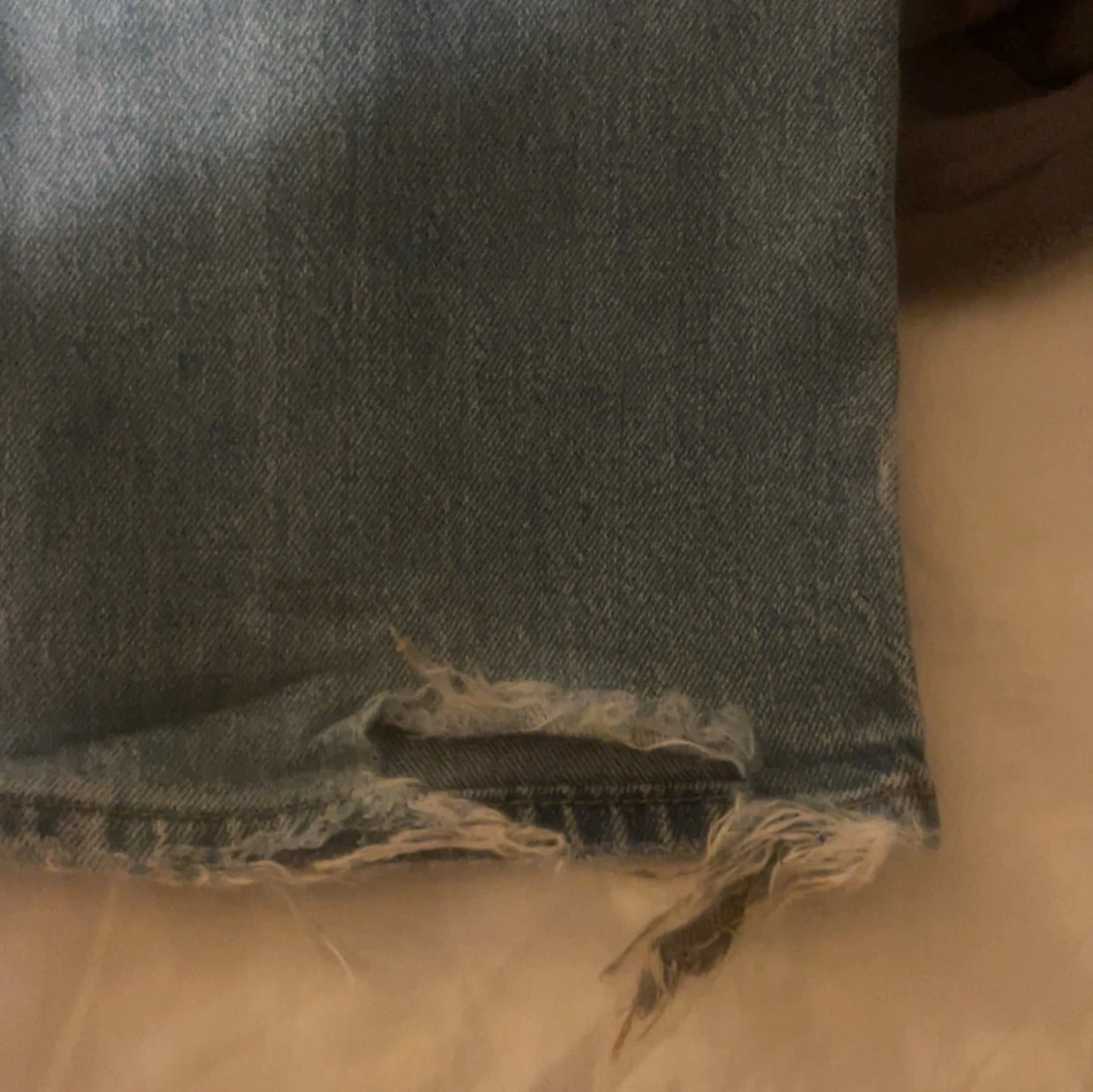 blåa jeans från gina tricot  - 92