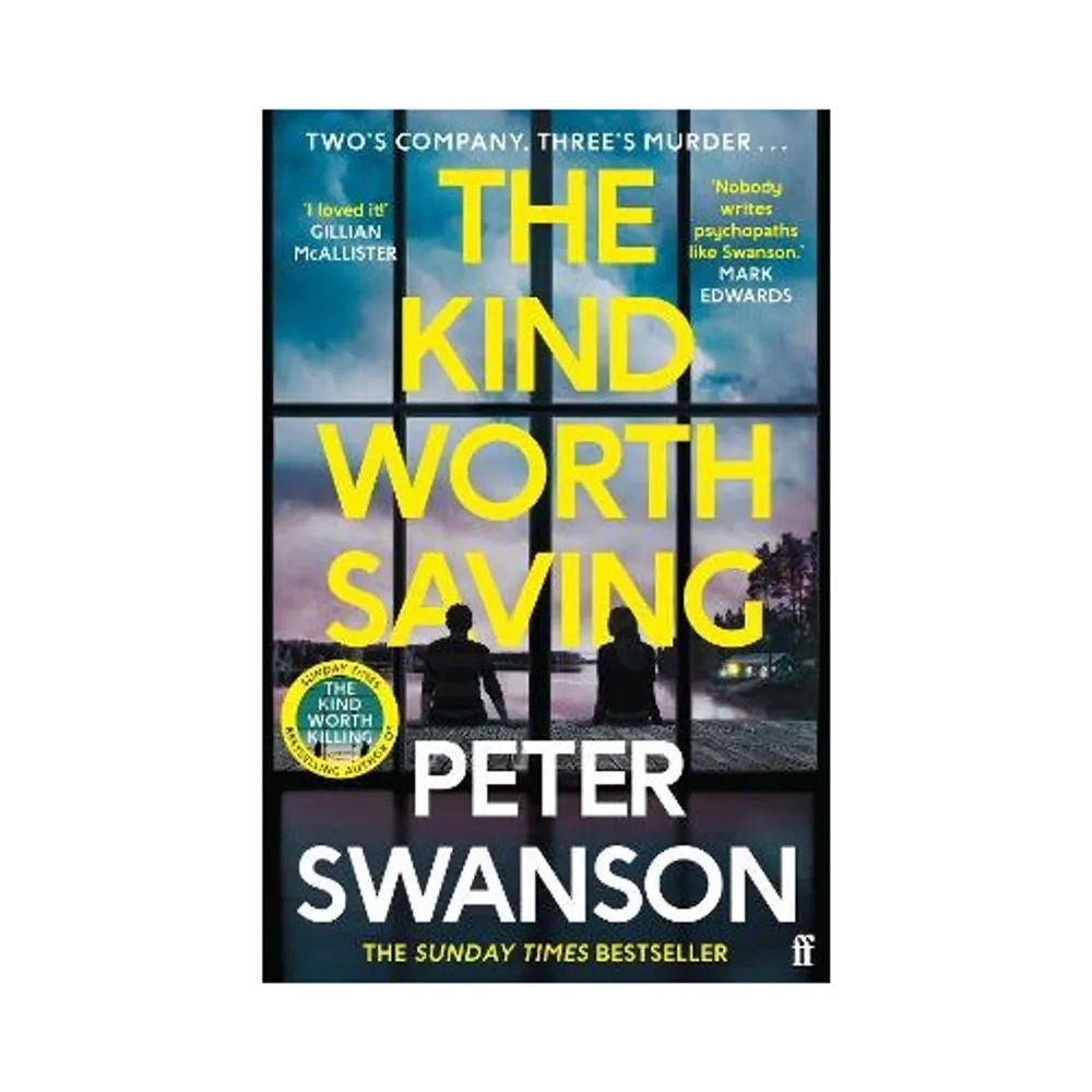 **AVAILABLE FOR PRE-ORDER NOW**From the Sunday Times bestselling authorTWO'S COMPANY, THREE'S MURDER'I loved it!' GILLIAN McALLISTER'Nobody writes psychopaths like Swanson.' MARK EDWARDSWhen private detective and former cop Henry Kimball is hired to investigate a cheating husband, he senses all is not quite what it seems, and before he knows it he's gotten far too close to the other woman.As the case rapidly gets ever more dangerous, he's forced to turn to the only person he can trust, the sociopathic Lily Kintner, the woman who once stabbed him, but with whom he shares a peculiar bond.'Swanson has made me fall in love with plot twists again.' DOUG JOHNSTONEReaders are gripped by The Kind Worth Saving***** 'Definitely one of the best books of the year!'***** 'Wickedly delicious!'***** 'A thrilling, gripping book that will keep you on the edge of your seat.'***** 'Fantastically twisty'***** 'Wow, this was a nonstop whirlwind!'***** 'Oh my goodness I couldn't put it down'    Format Pocket   Omfång 320 sidor   Språk Engelska   Förlag Faber & Faber   Utgivningsdatum 2024-02-01   ISBN 9780571373574  . Böcker.