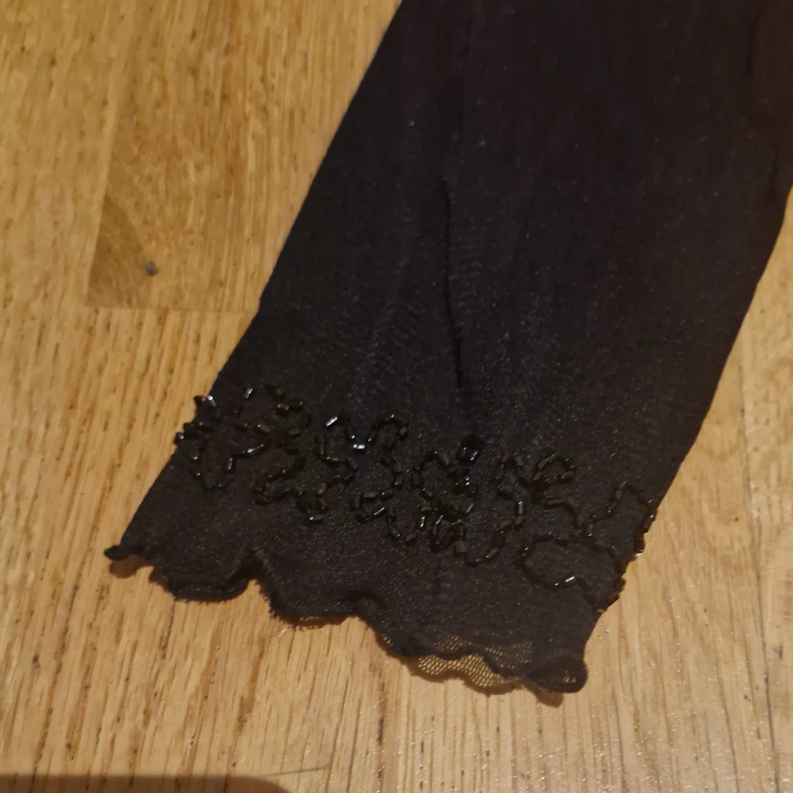 Svart glittrig topp nyår - 91