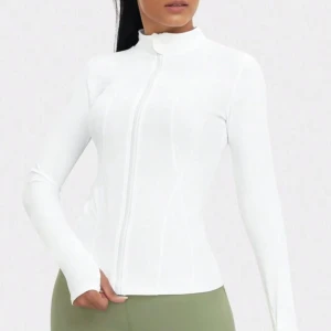 Träningskofta  - Vit zip träningskofta!! 