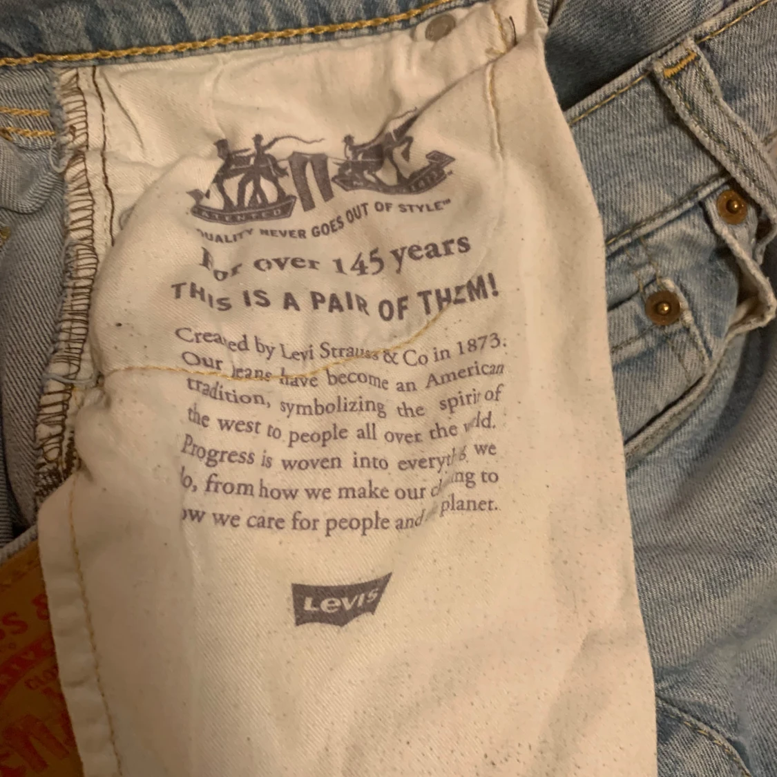 Levi's 511 ljusblå jeans - 93