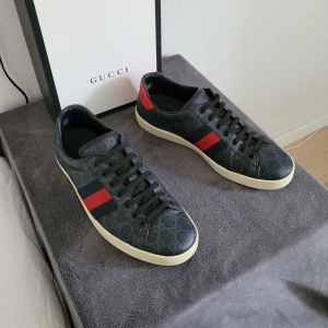 Gucci Ace skor - Extremt feta Gucci Ace! Superbra skick, box och dustbags ingår! Nypris 8000.