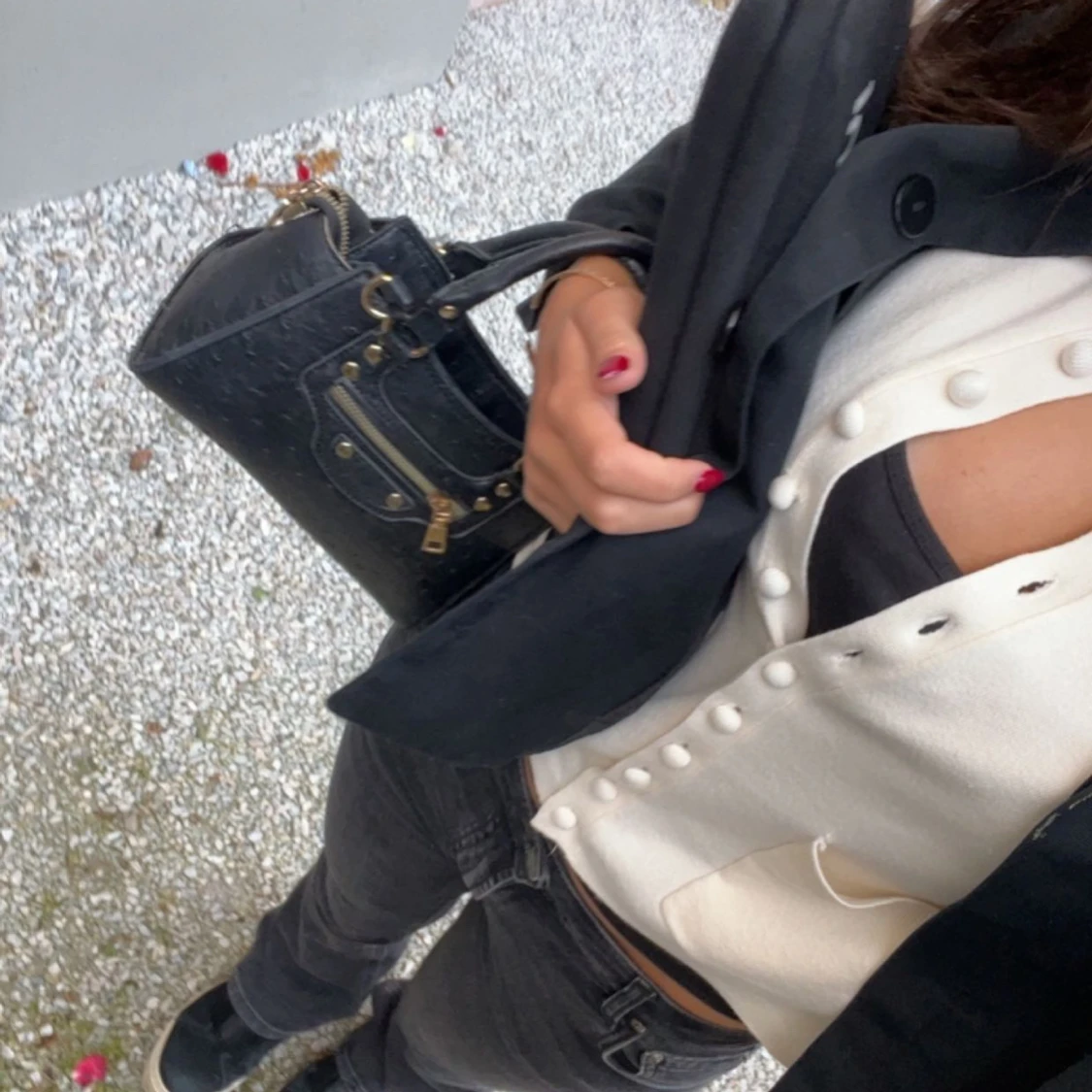 trekvartärm tröja - 91