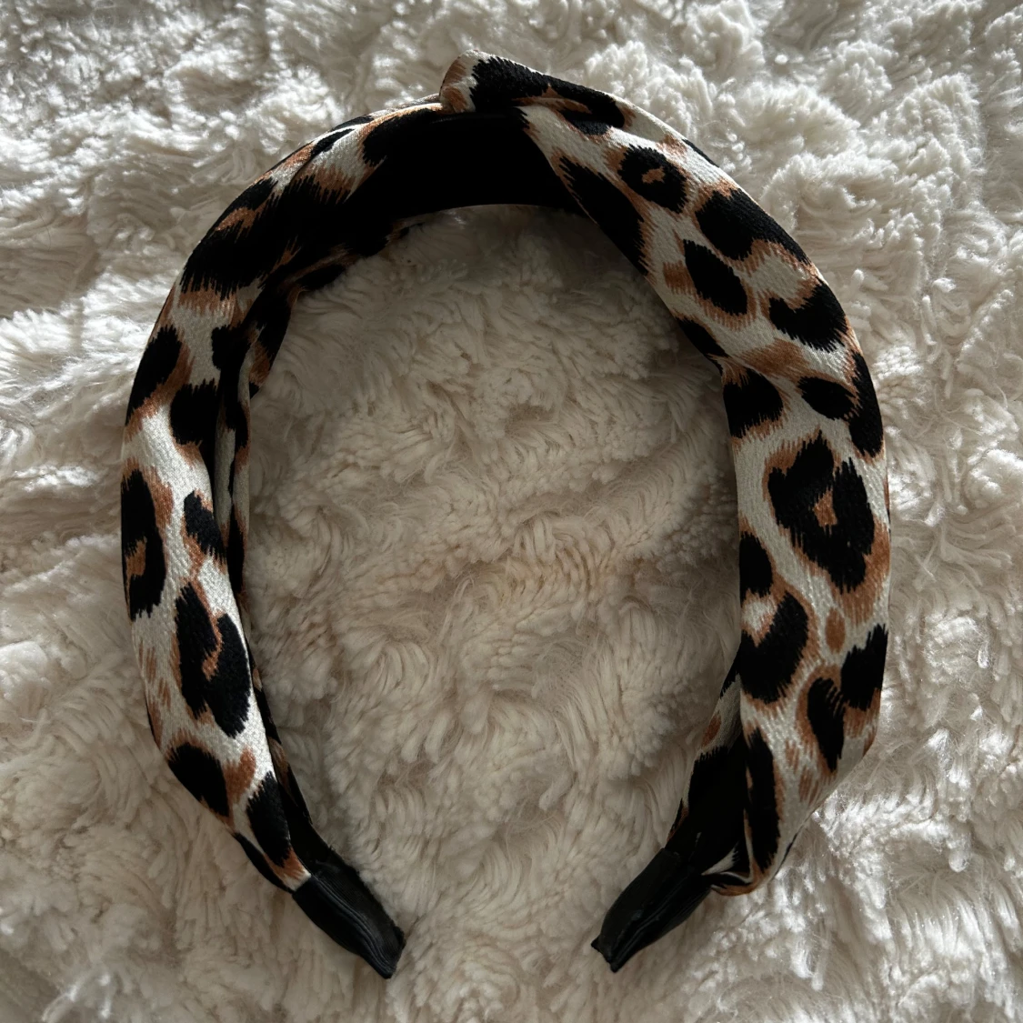 Leopardfärgat hårband - 90