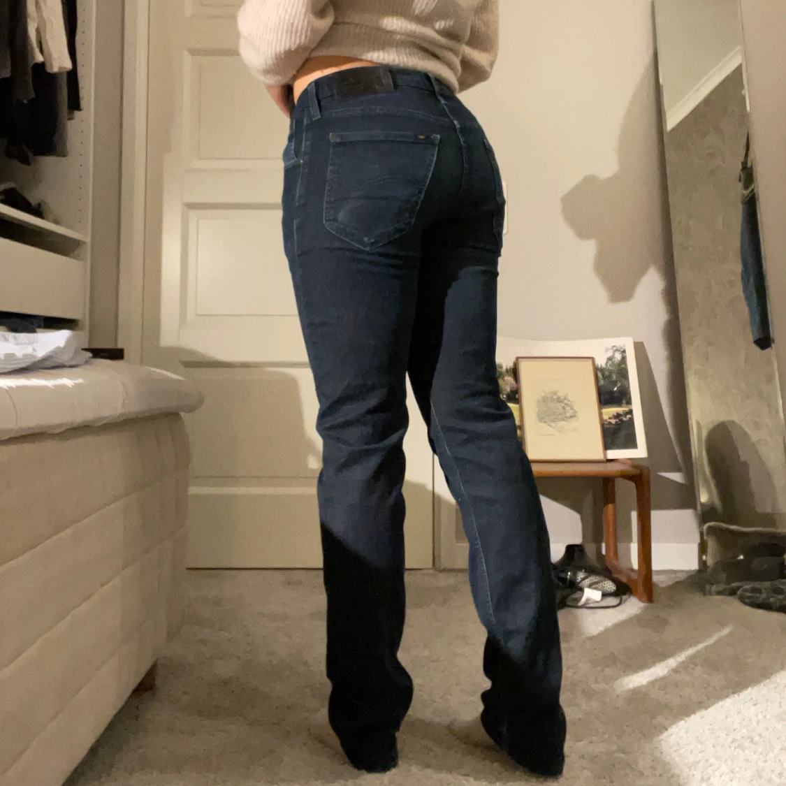 Lågmidjade lee jeans - 90