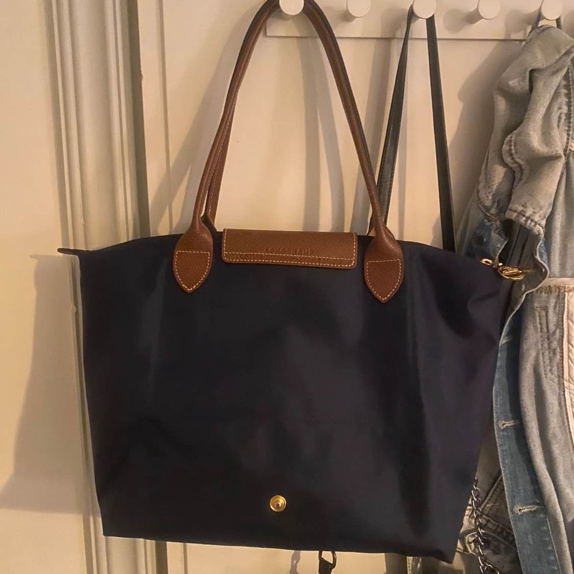 Blå longchamp väska - 90