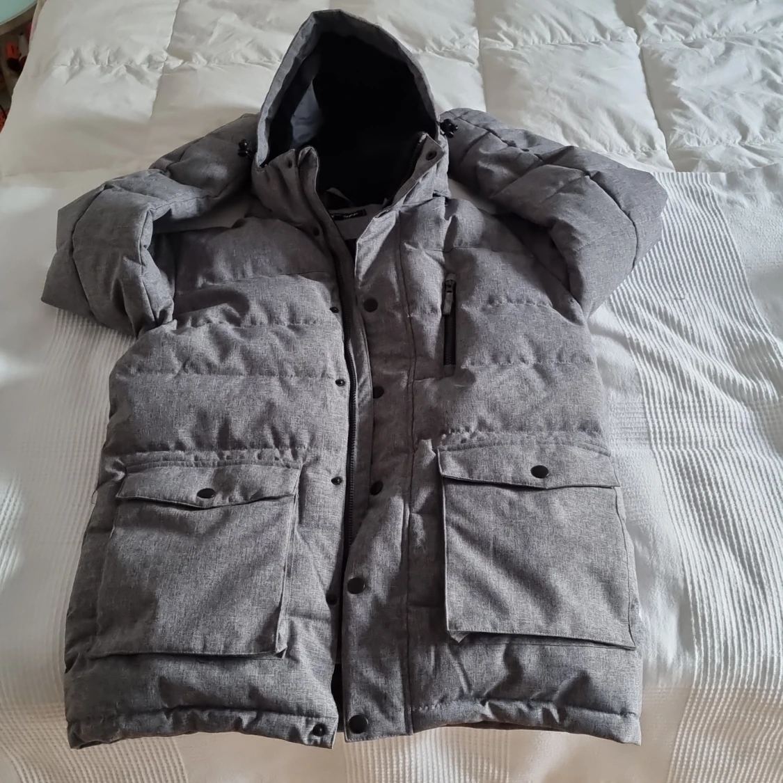 Grå pufferjacka från Take Off - 90