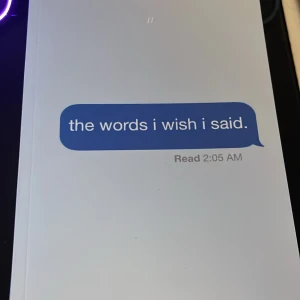 the words i wish i said  - helt ny och bra skixk