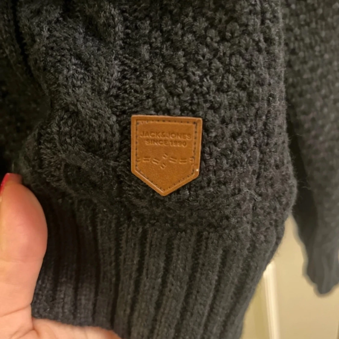 Blå stickad tröja från Jack & Jones - 27