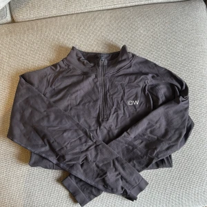 Grå långärmad tröja från ICANIWILL - Säljer en grå långärmad tröja från ICANIWILL med halv dragkedja. 