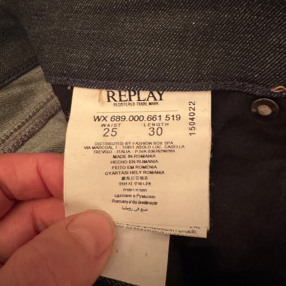 Mörkblå jeans från Replay - 92