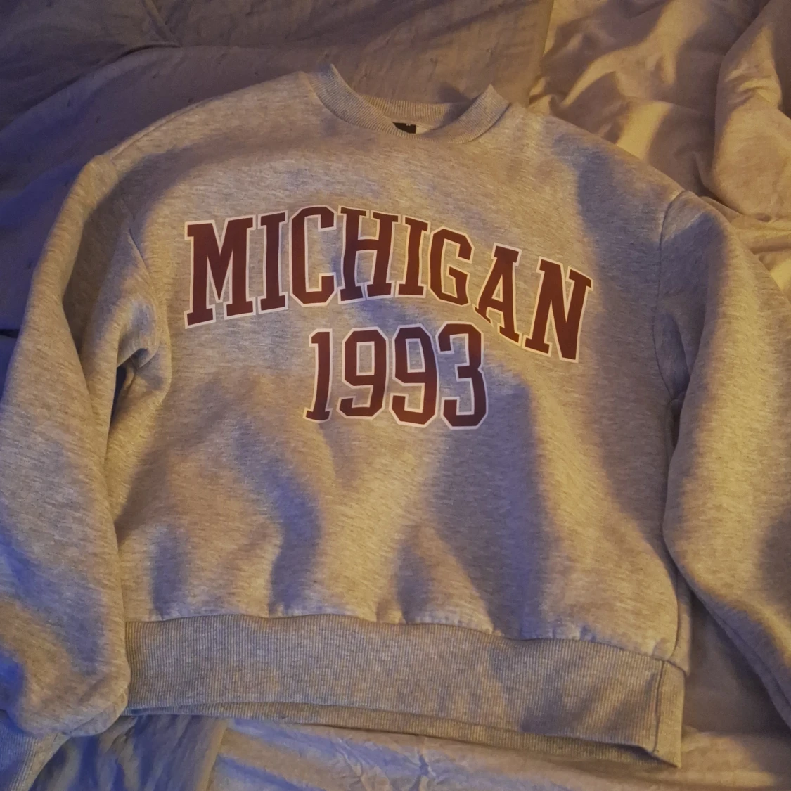 Grå sweatshirt från Gina Tricot