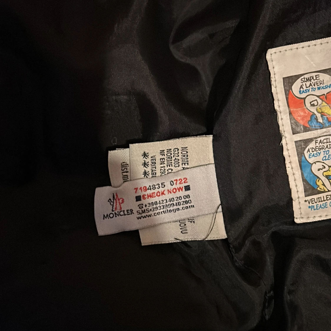 Svart pufferjacka från Moncler - 93