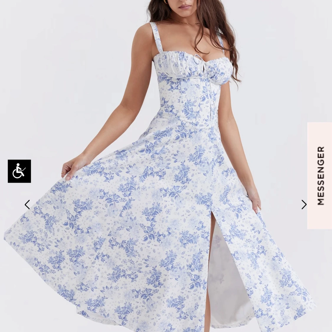  klänning från House of CB/ CARMEN dress🩵