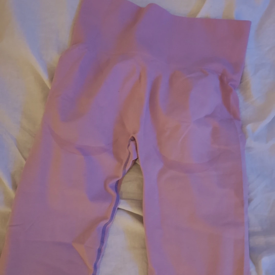 Lila leggings i polyamid - 3