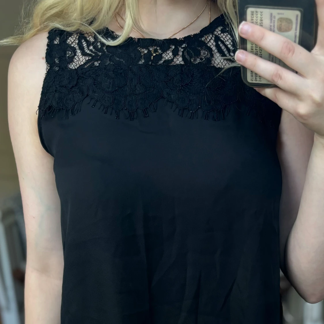 Linne med spets  - 90