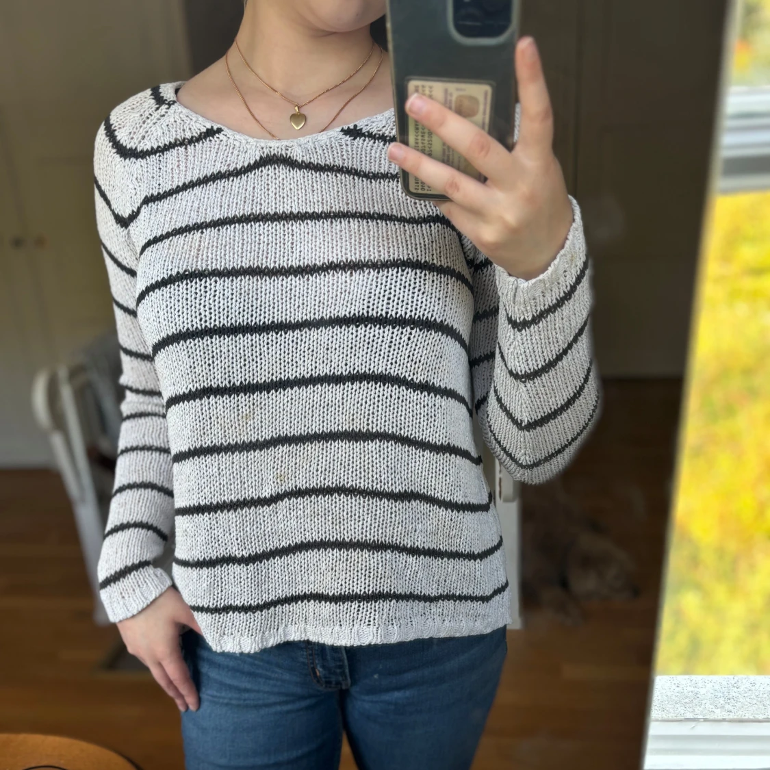 Stickad tröja från Lindex  - 90