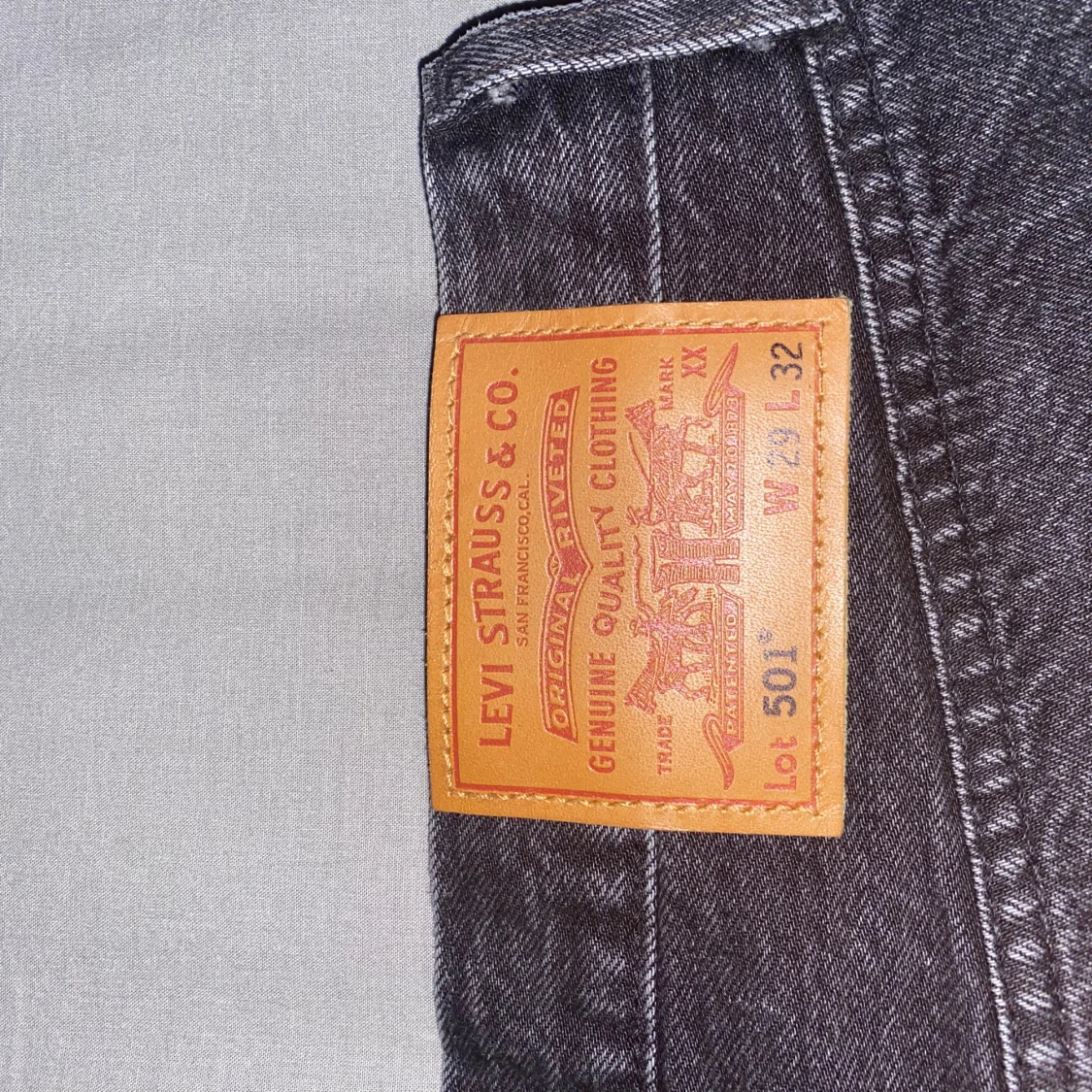 Svarta Levi's 501 jeans - 91