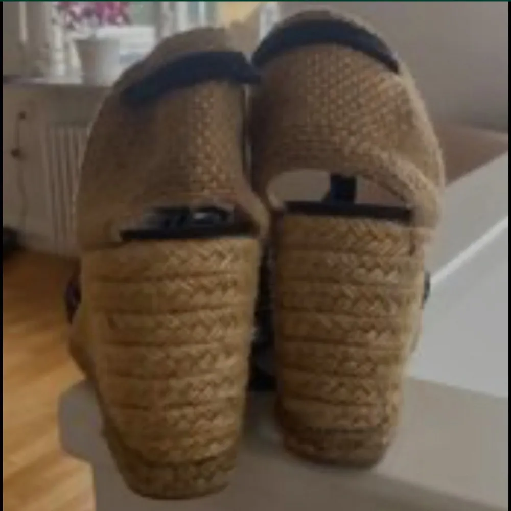 Espadrillos, Castañer, svarta, fint skick, storlek 36 ut. Skor.