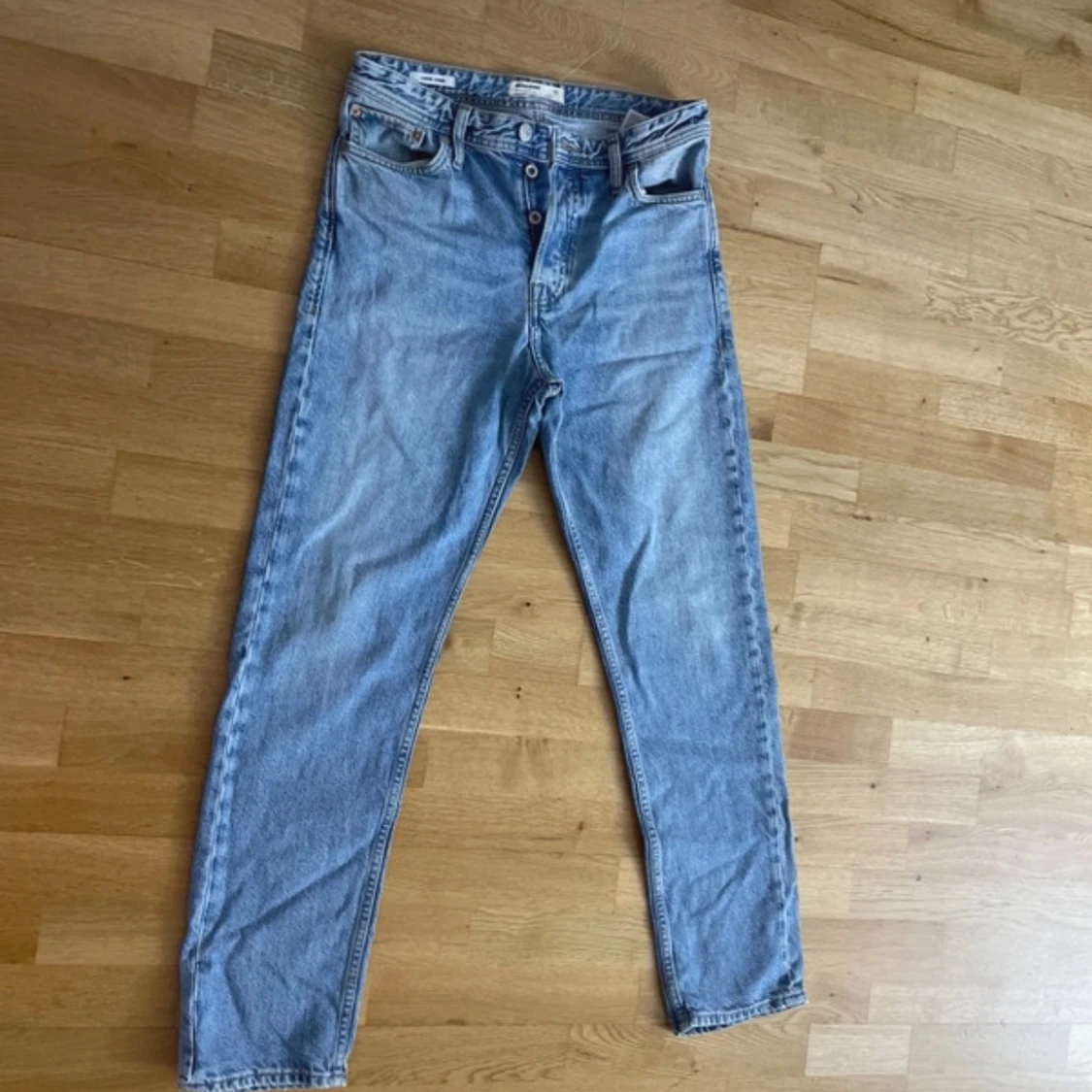 Blåa jeans