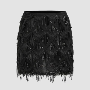 Svart fest kjol - Cider  - Jättesnygg fest kjol från cider. Tyvärr för liten för mig. Oanvänd med lapp kvar. Storlek S