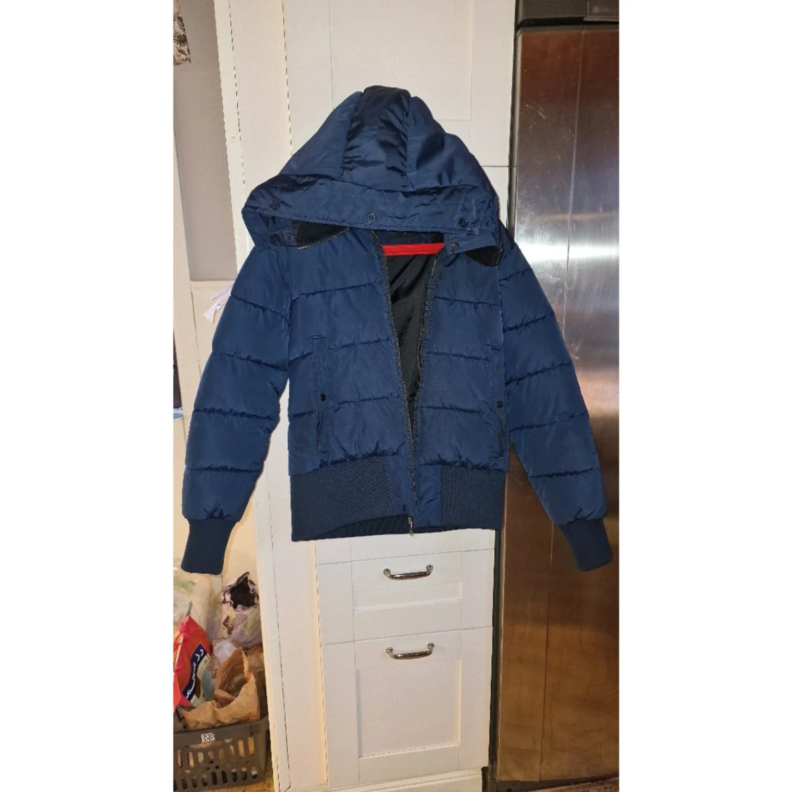 Mörkblå vinterjacka