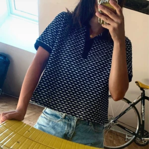 Blue polo - Navy and white cropped polo. New without tags 