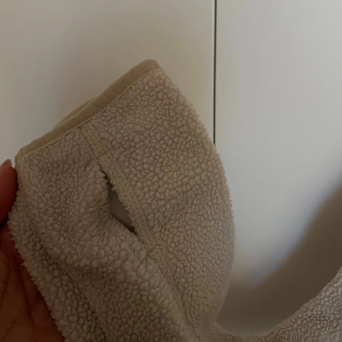 Beige teddyjacka från H&M 🍁🍂 - 92