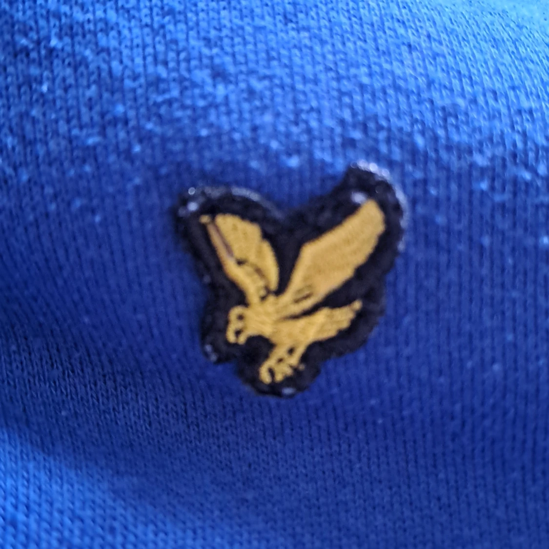 Blå hoodie från Lyle & Scott - 92