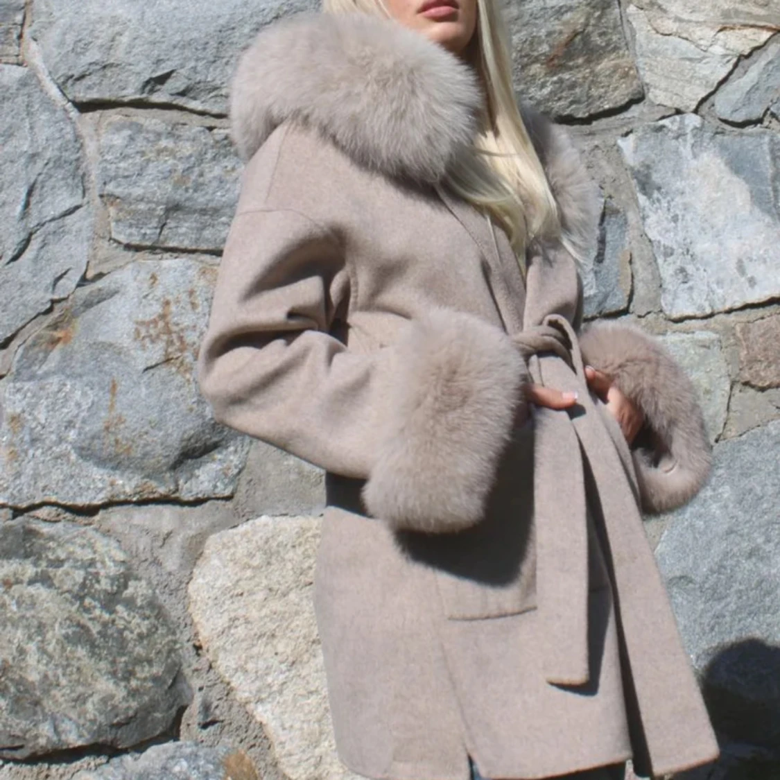 Kappa med päls  - 92