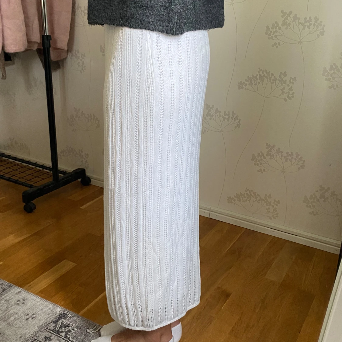 Vit långkjol