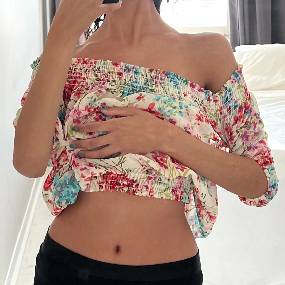 Söt vintage topp - 90