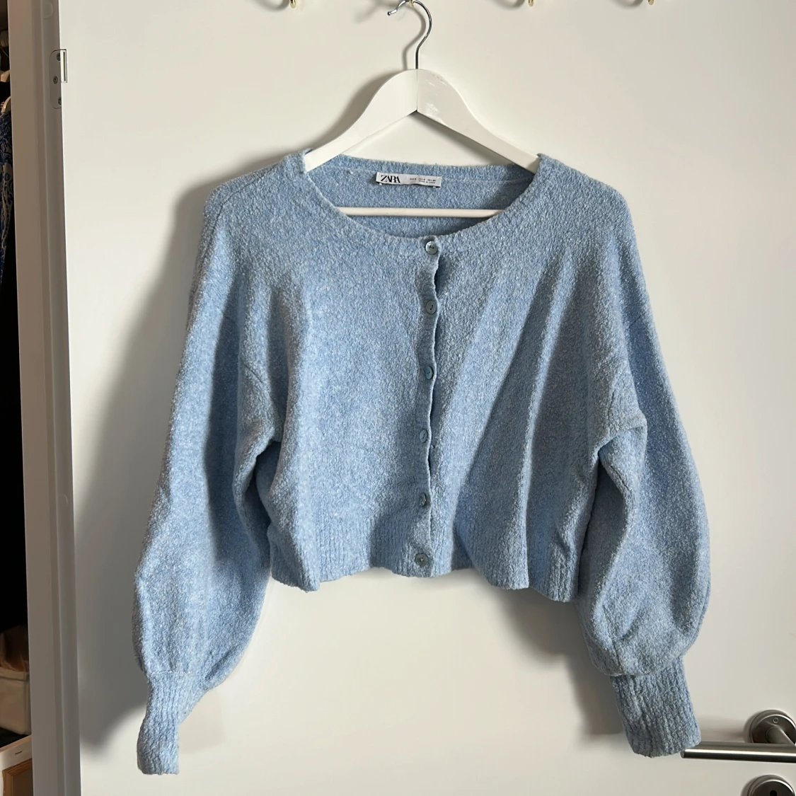 Ljusblå kofta från Zara