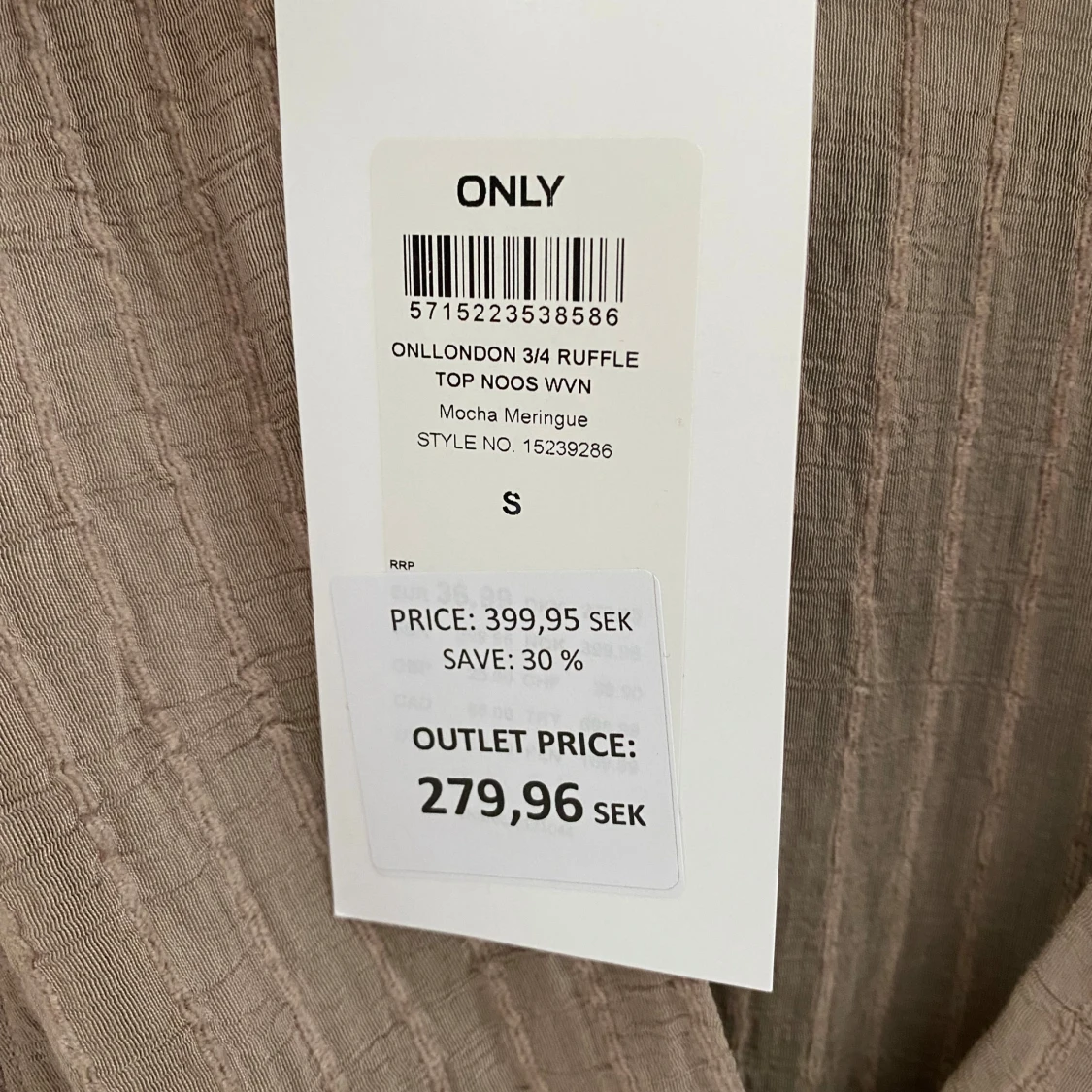 Blus beige/brun - 90