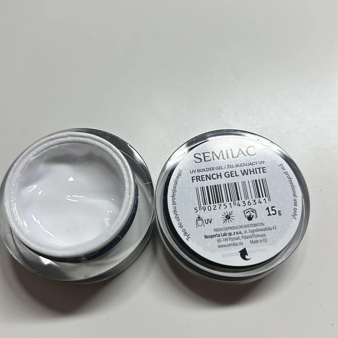Semilac french white