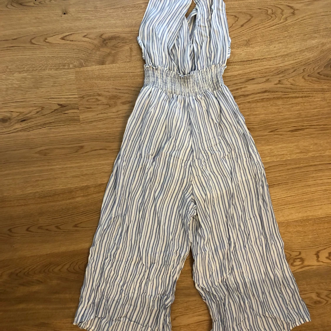 Randig byxdress i trekvartsmodell - 90