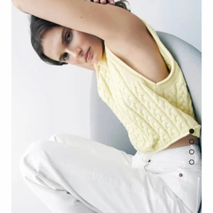 Zara topp - Helt oanvänd kabelstickad zara topp i storlek S! Endast testad.