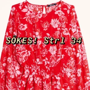 Klänning söks!! - Den här klänningen söks i storlek 34! ☺️