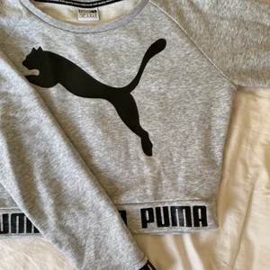 Croppqd sweater från Puma - Skitcool långärmad magtröja från Puma. Ser ut som ny🥰 i storlek S! 